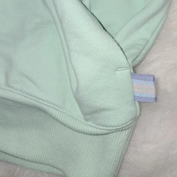 FILA Mint Green French Terry Crewneck Sweatshirt - Picture 3 of 7